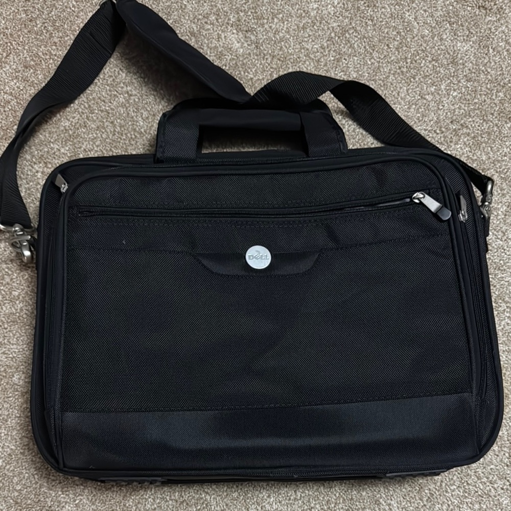 Dell Black Laptop Bag for Men